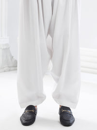 White Blended Shalwar - AL-MS-CS-022