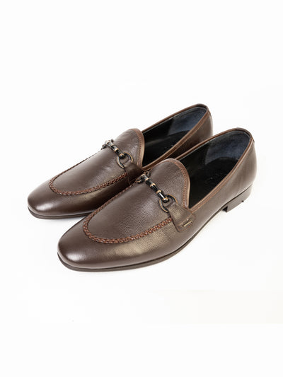 Brown Leather Shoes - AL-MSHO-036-R1