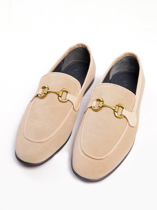 Fawn Leather Shoes -AL-MSHO-047