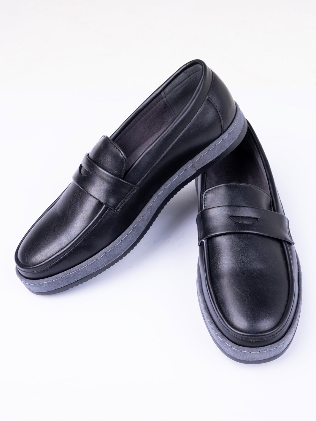 Black Leather Casual Shoes  - Men Shoes | ALMIRAH