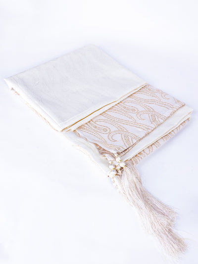 Golden Blended Stole - AL-MST-051 - Almirah Online