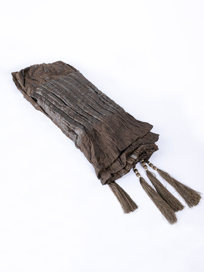 Olive Green Blended Stole For Men - AL-MST-057