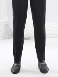 Black Cotton Trousers - AL-MTR-008B-R24