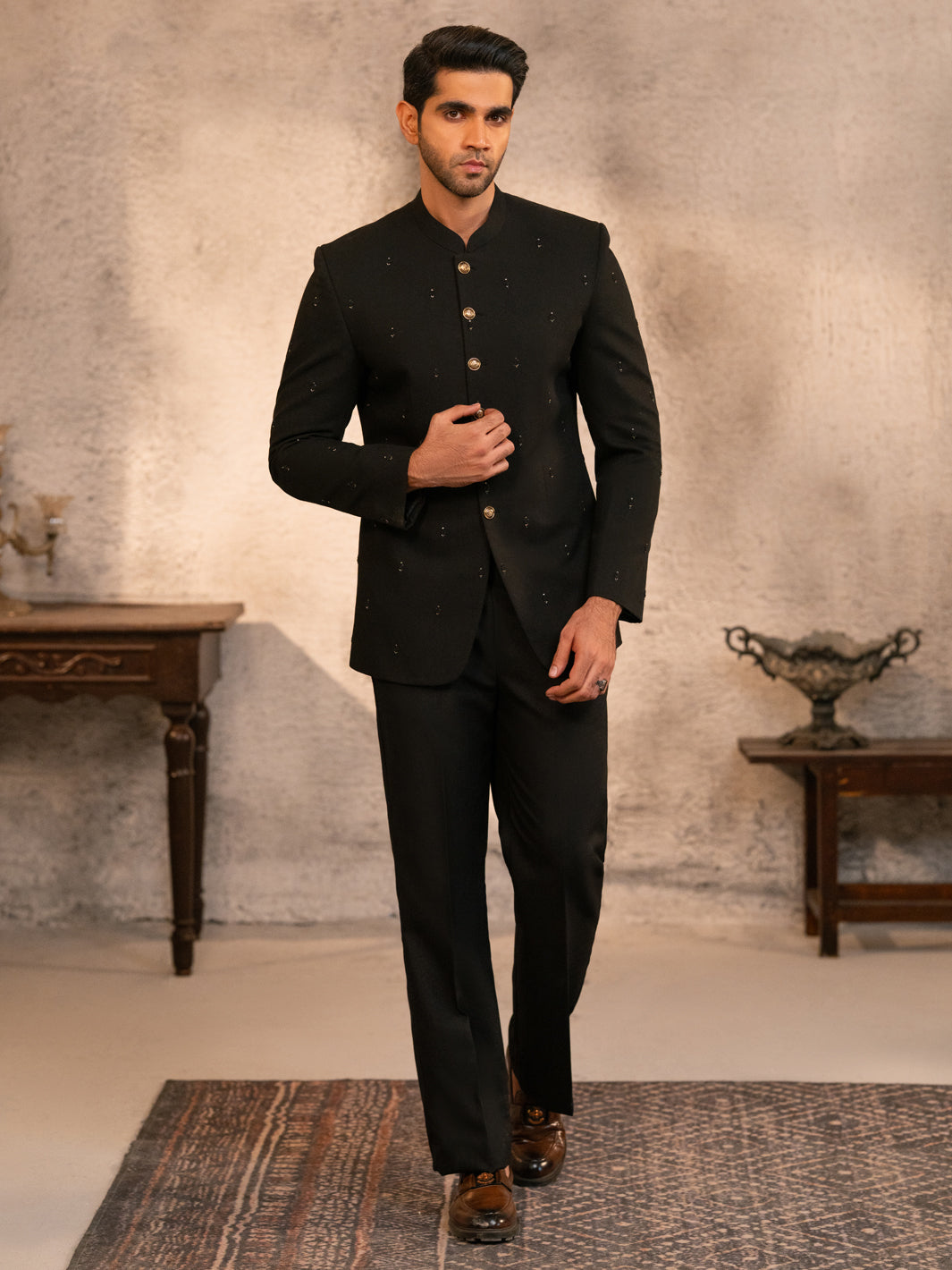 Black Prince Coat - AL-PCS-070