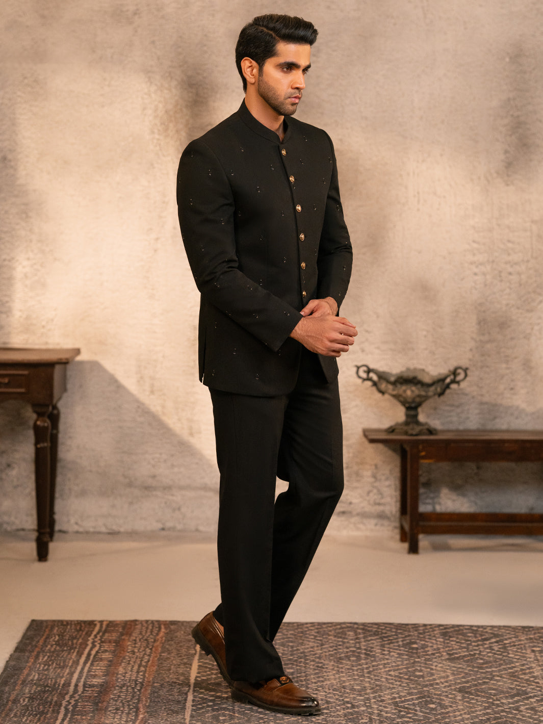 Black Prince Coat - AL-PCS-070