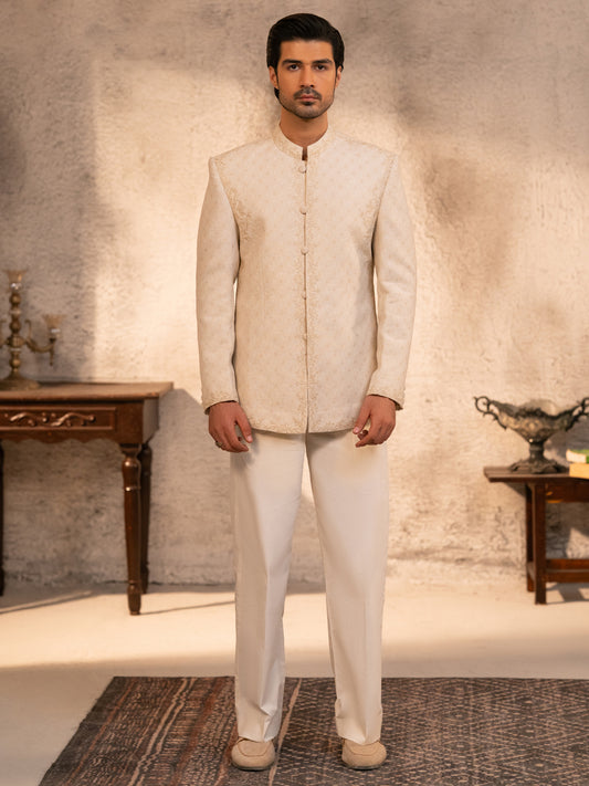 Off White Prince Coat - AL-PCS-073