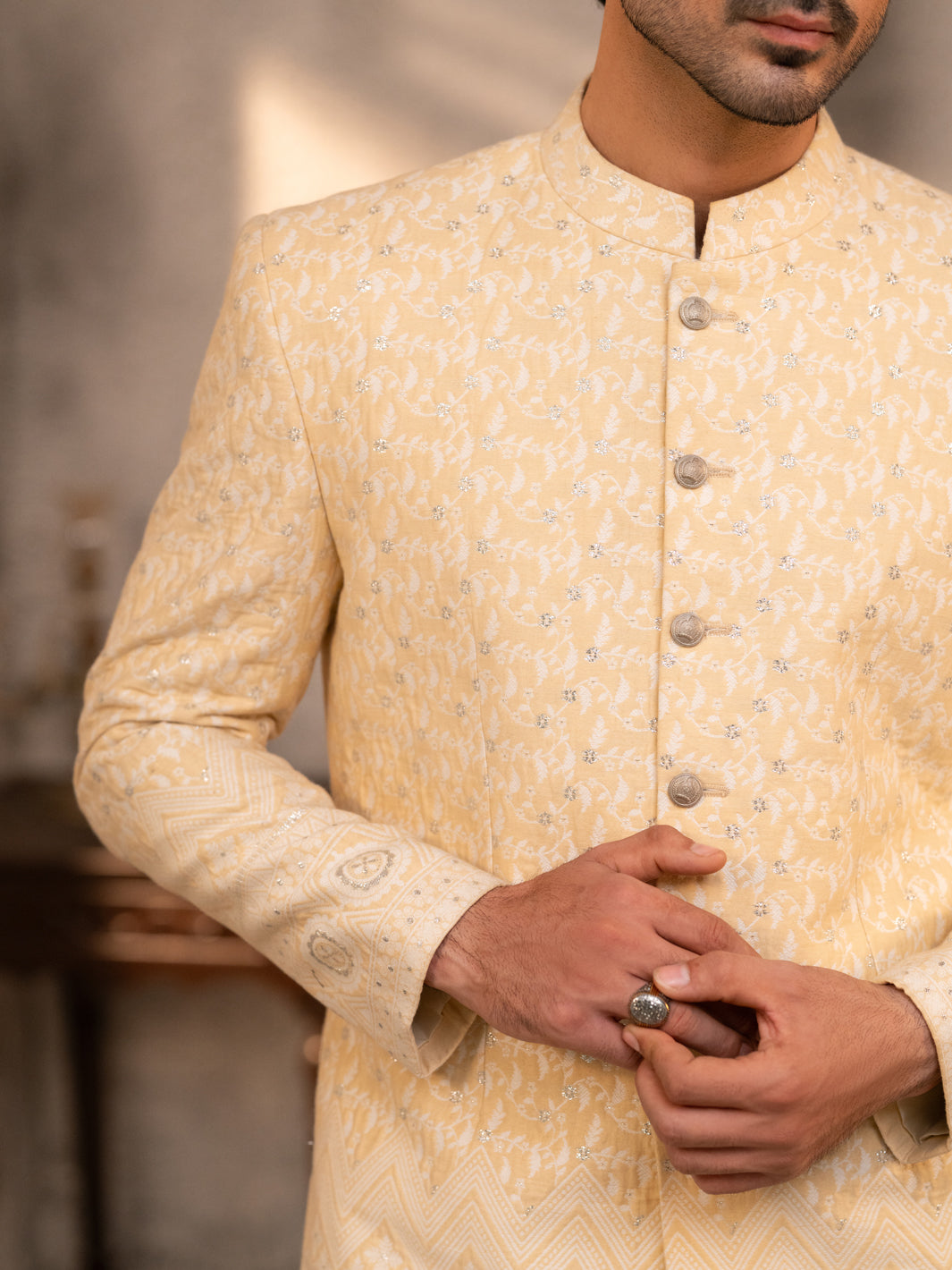 Yellow Prince Coat - AL-PCS-075C