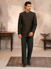 Green Prince Coat - AL-PCS-077