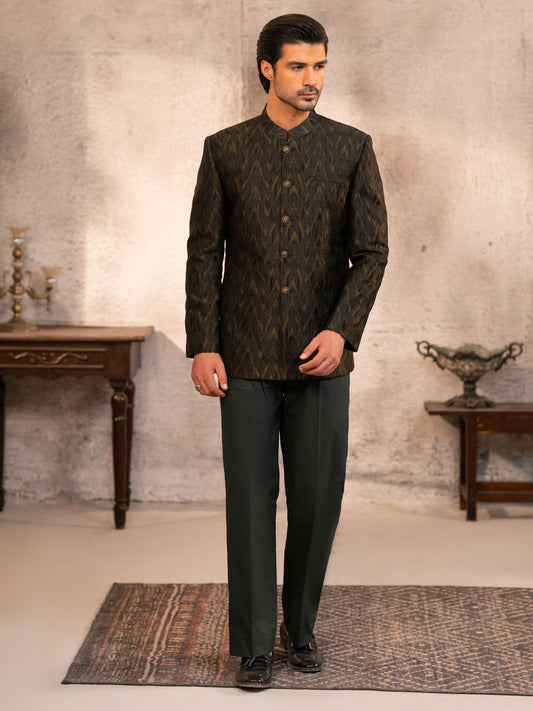 Green Prince Coat - AL-PCS-077