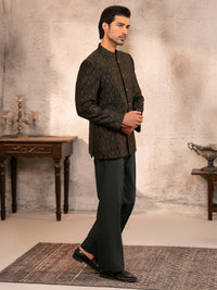 Green Prince Coat - AL-PCS-077