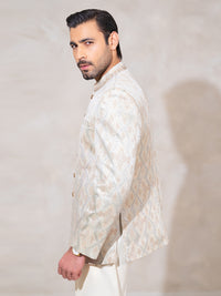 Silver Semi-Formal Prince Coat - AL-PCS-078