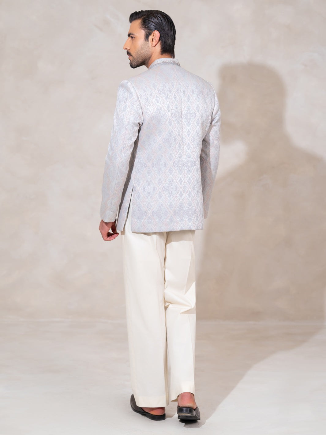 Grey Semi-Formal Prince Coat - AL-PCS-080