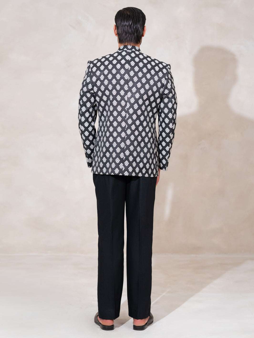 Black Formal Prince Coat - AL-PCS-081