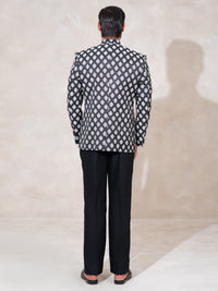 Black Formal Prince Coat - AL-PCS-081