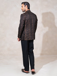 Black Formal Prince Coat - AL-PCS-082
