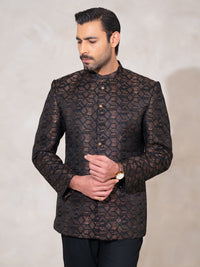 Black Formal Prince Coat - AL-PCS-082