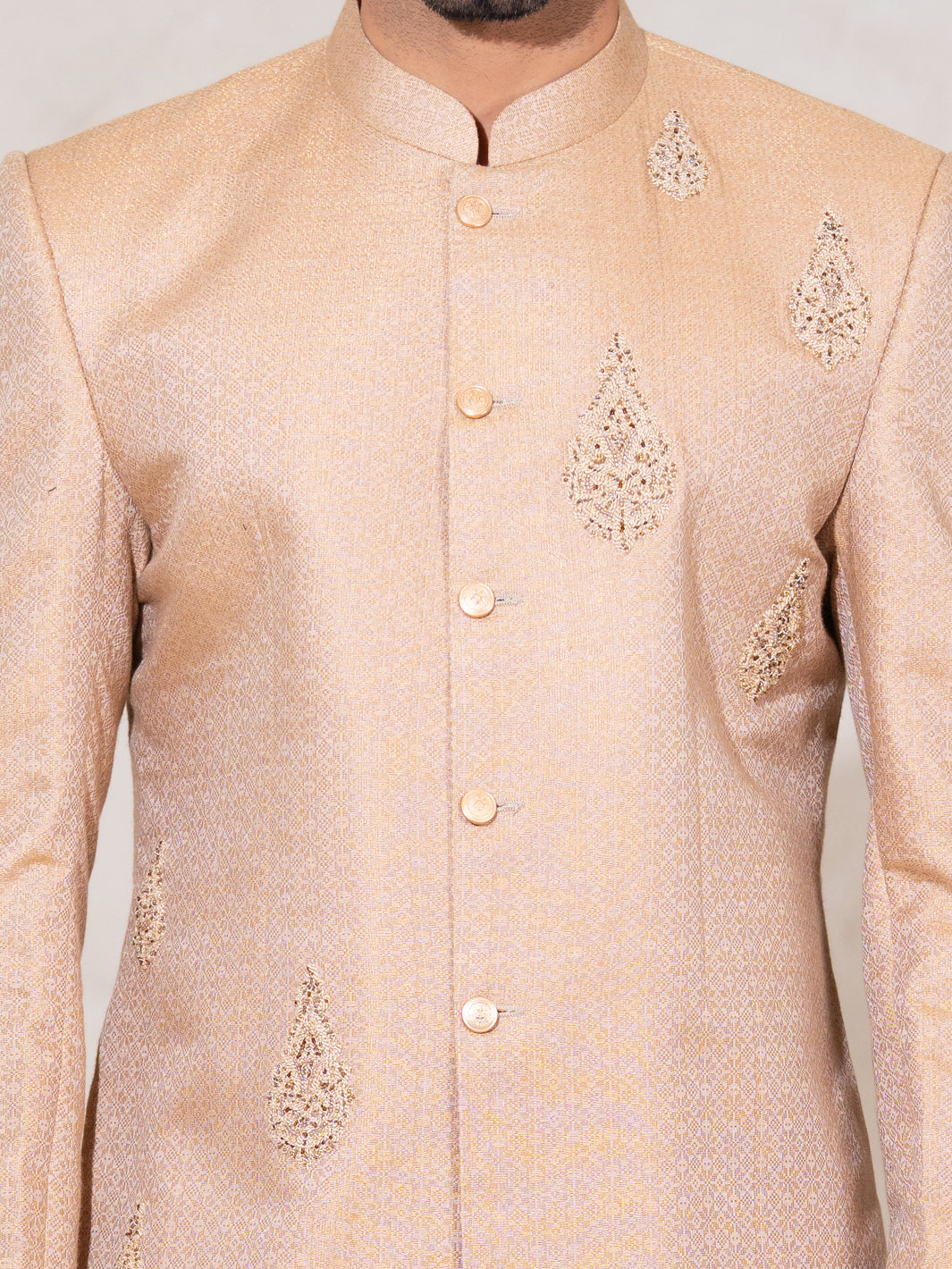 Beige Formal Prince Coat - AL-PCS-083