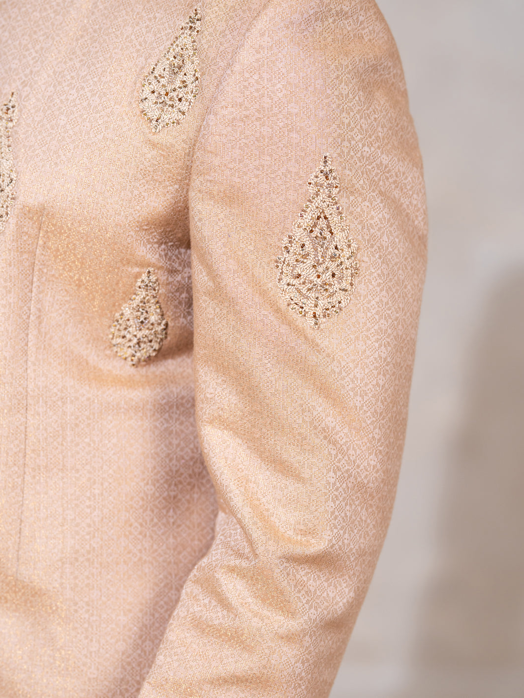 Beige Formal Prince Coat - AL-PCS-083