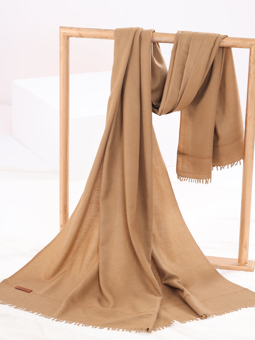 Brown Woolen Shawl For Men - AL-SH-017