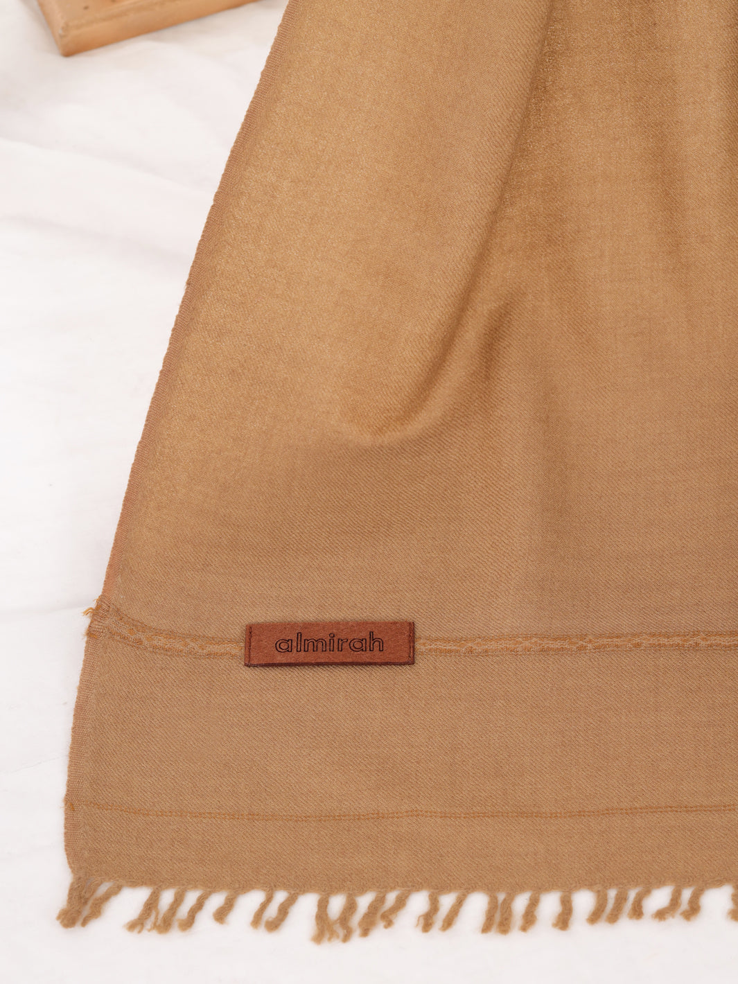 Brown Woolen Shawl For Men - AL-SH-017