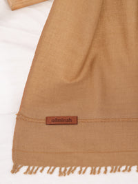 Brown Woolen Shawl For Men - AL-SH-017