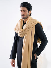 Beige Casual Shawl - AL-SH-044