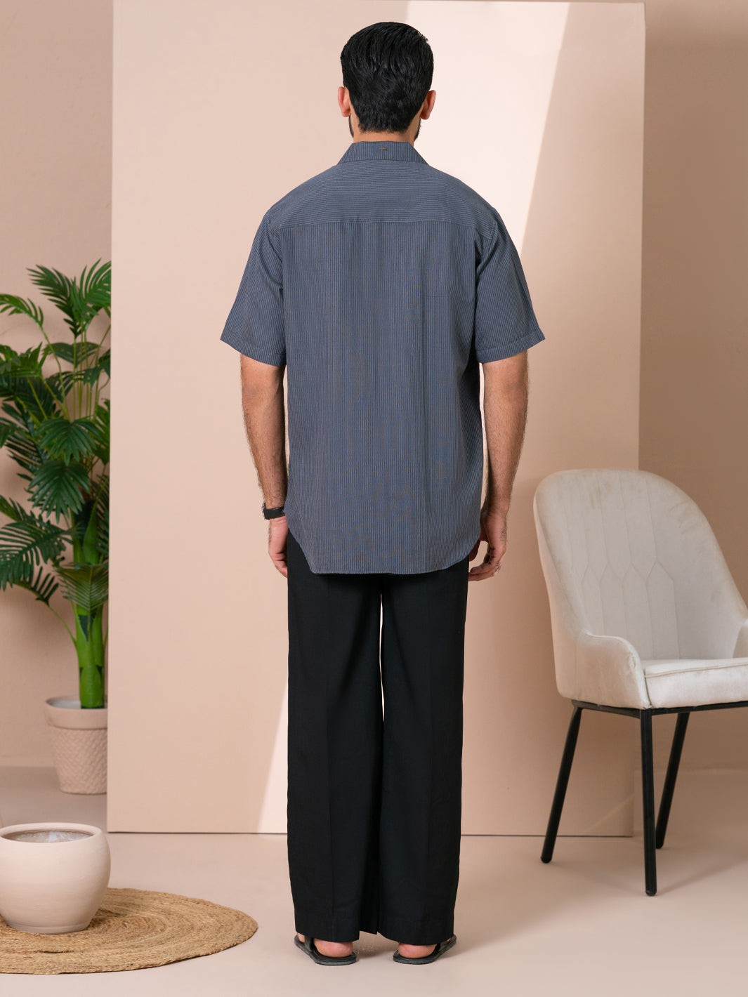 Grey Cut & Sew Kurta - AL-SHT-002