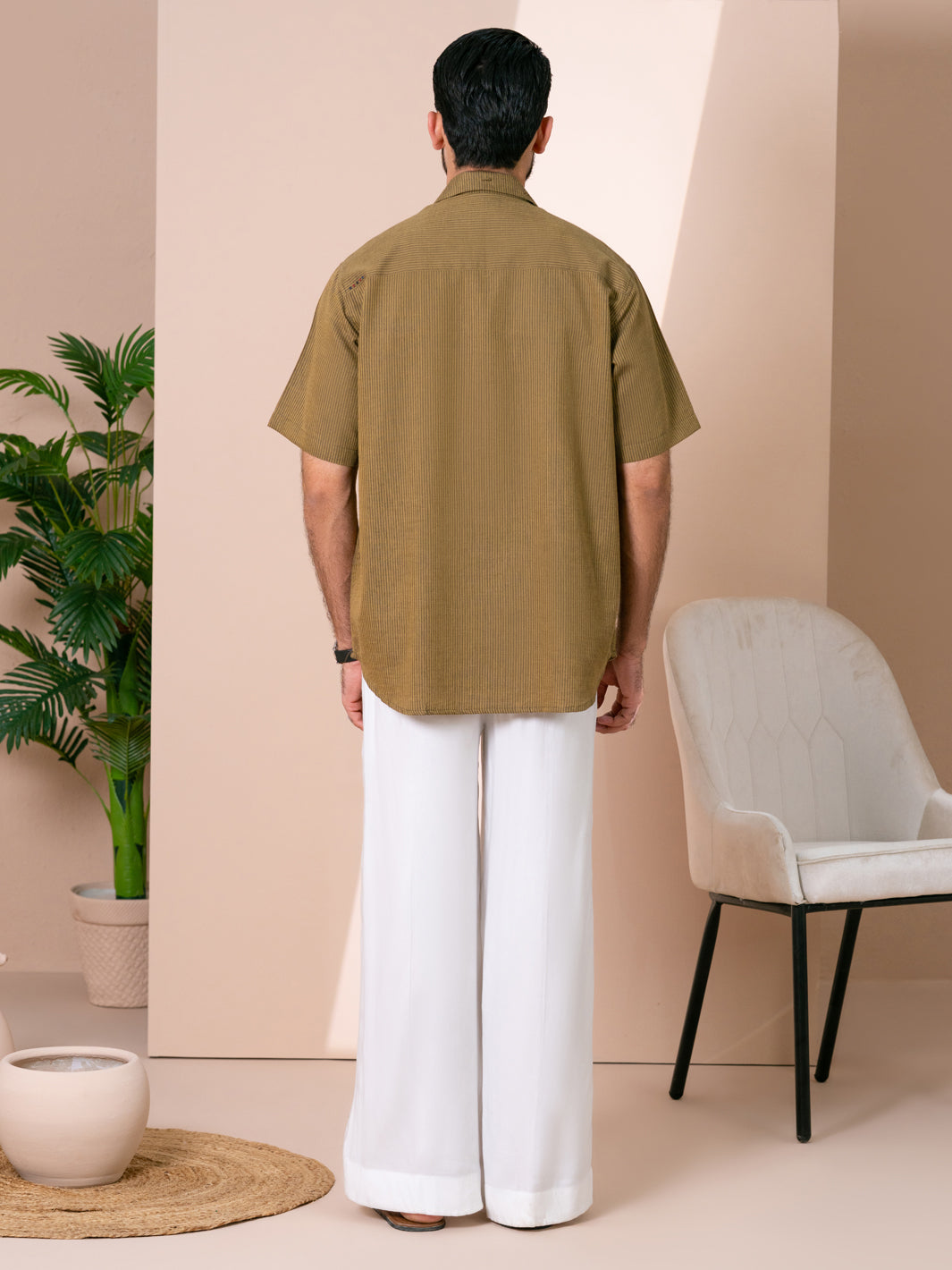 Mustard Cut & Sew Kurta - AL-SHT-003