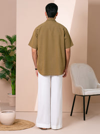 Mustard Cut & Sew Kurta - AL-SHT-003