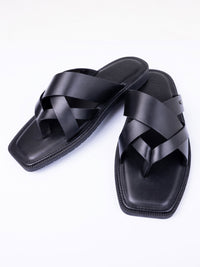 Black Slippers - AL-MFW-SNDL-003
