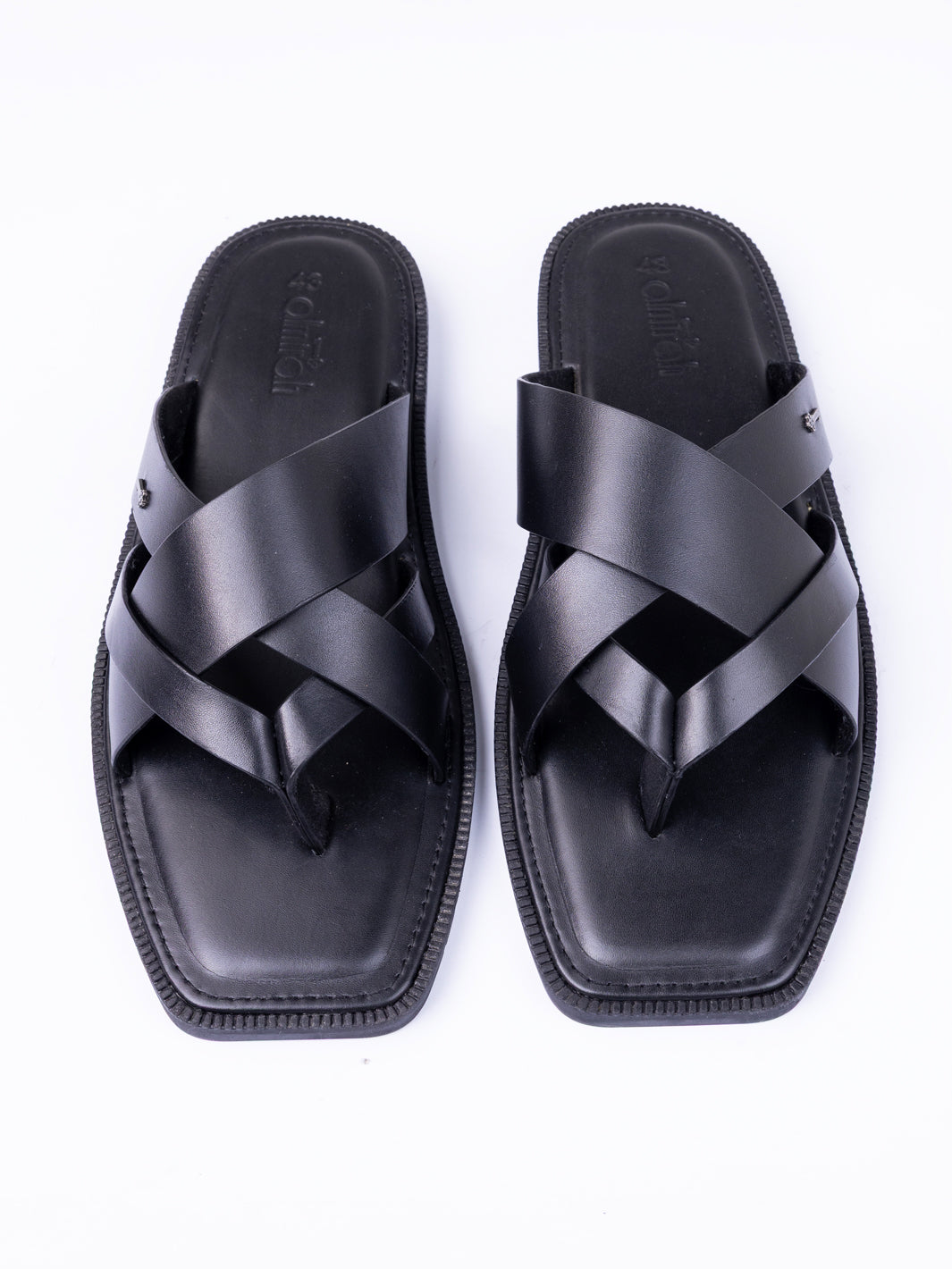 Black Slippers - AL-MFW-SNDL-003