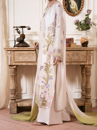 Light Pink Sheesha Silk Formal Stitched 3Pc - AL-3PS-SS-LS-611