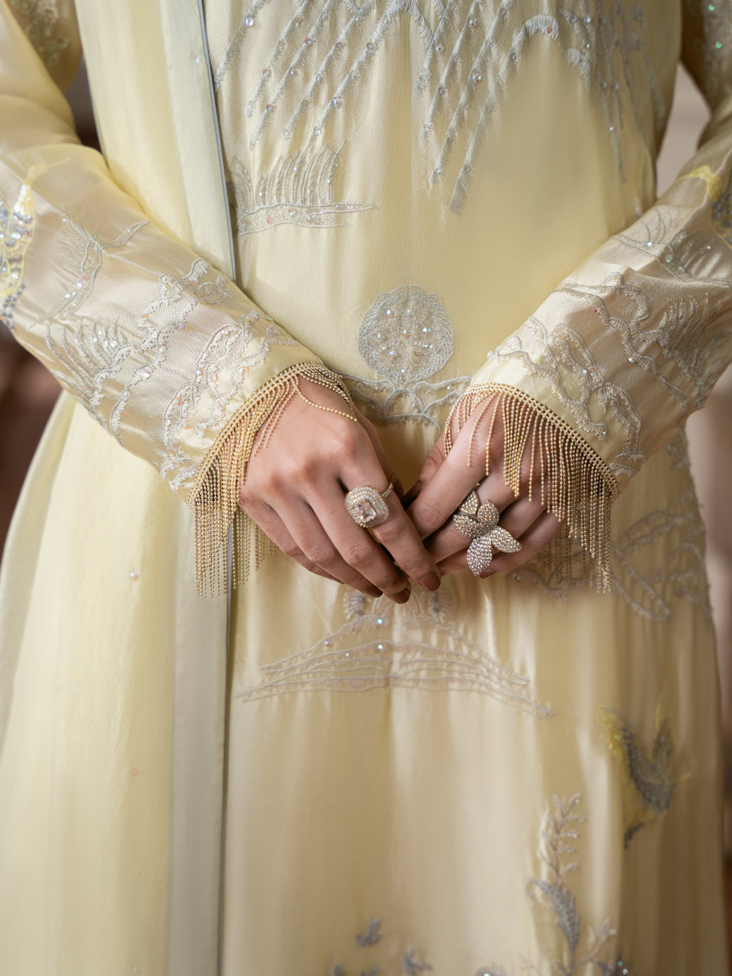 Lime Green Sheesha Silk Formal Stitched 3Pc - AL-3PS-SS-LS-612