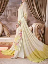 Sea Green Sheesha Silk Formal Stitched 3Pc - AL-3PS-SS-LS-613