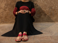 Black Raw Silk Formal 2Pc Stitched - AL-SS-LS-LKS-595