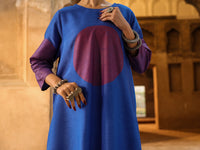 Blue Silk Formal 2Pc Stitched - AL-SS-LS-LKS-618