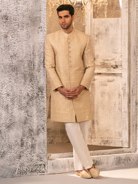 Beige Formal Sherwani - AL-SW-156