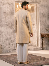 Beige Formal Sherwani - AL-SW-156