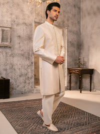 Off White Formal Sherwani - AL-SW-158