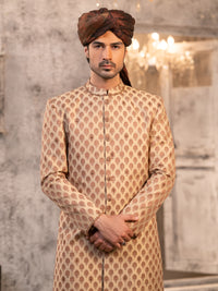 Beige Formal Sherwani - AL-SW-160