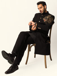 Black Formal Sherwani - AL-SW-171