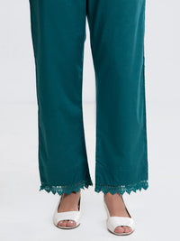 Green Khaddar Trousers - AL-T-652