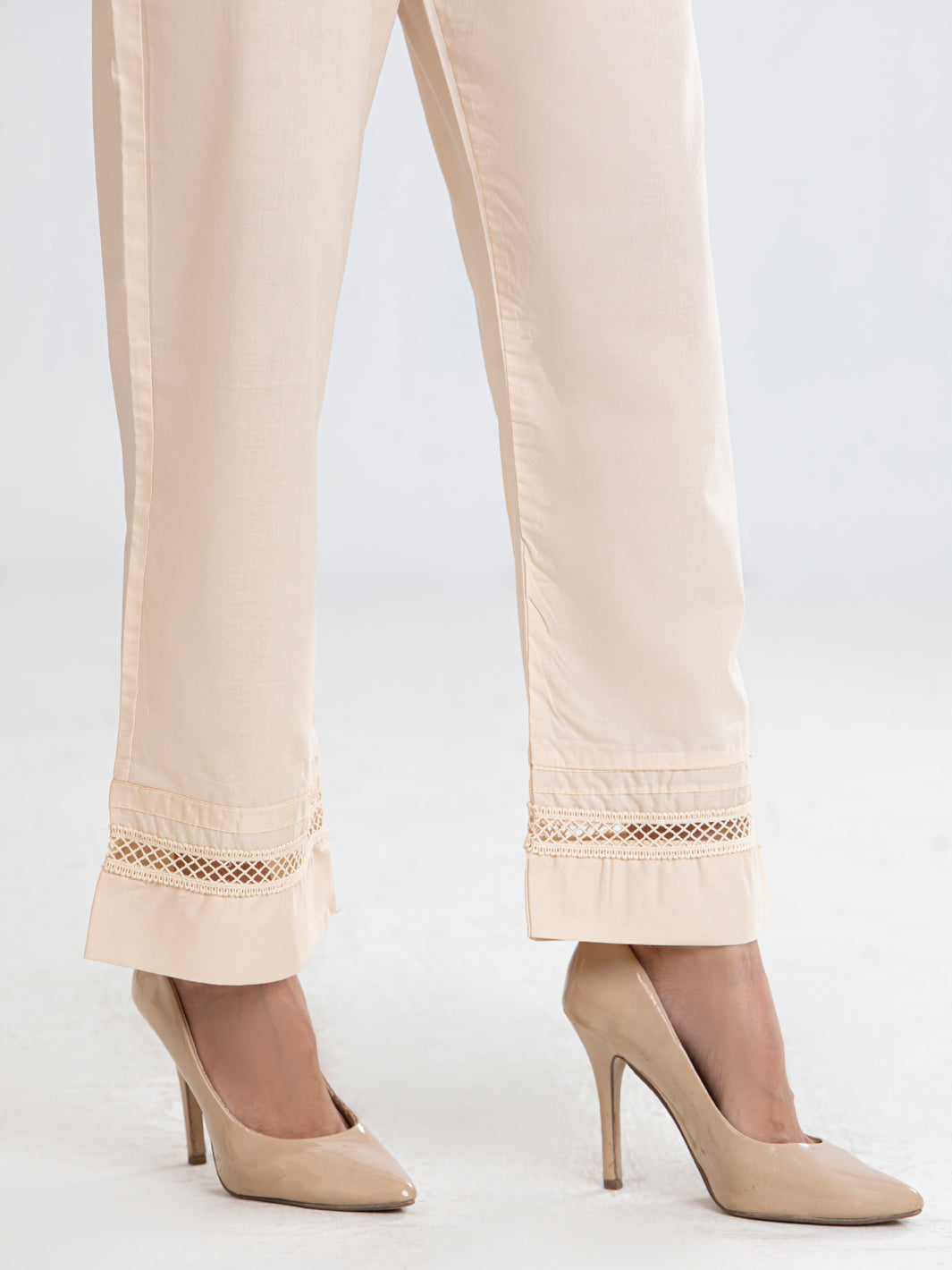 White Dyed Trousers - AL-T-667 – Almirah