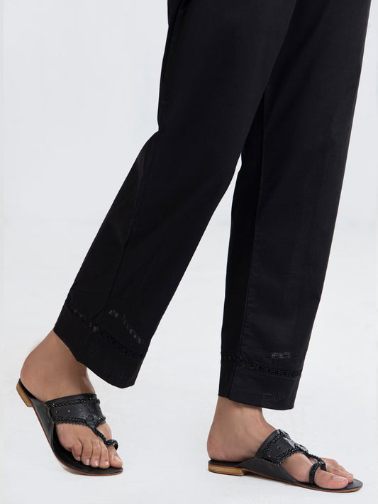 Black Lawn Trousers - AL-T-655