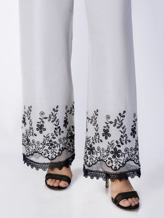 White Cambric Trousers - AL-T-683