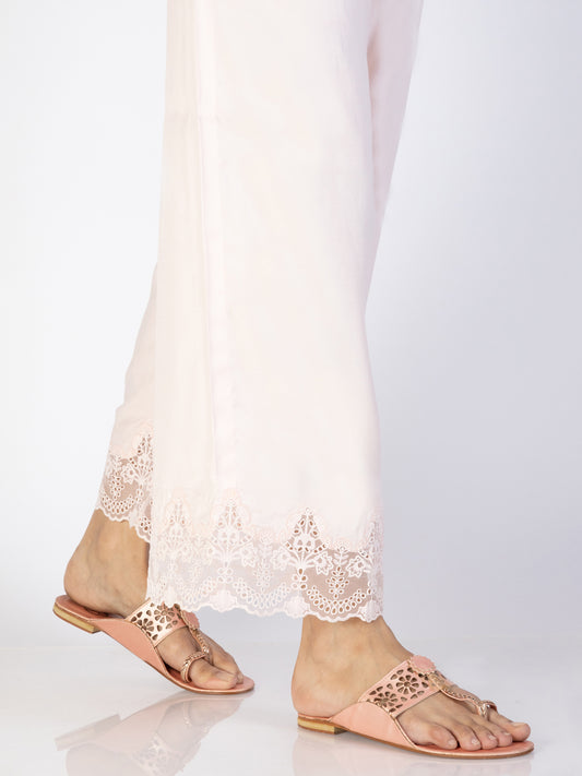 Pink Maple Silk Trousers - AL-T-695 - Almirah Online