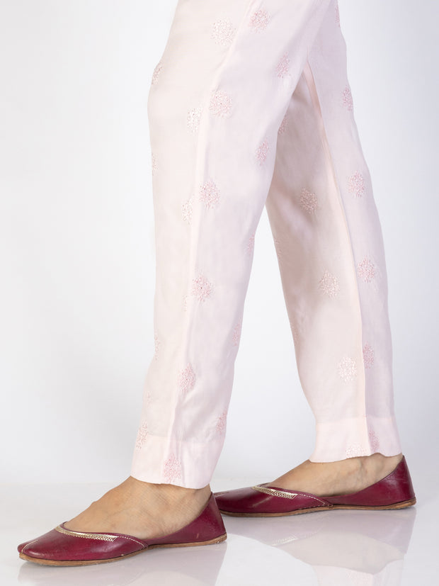 Light Pink Viscose Trousers - AL-T-701
