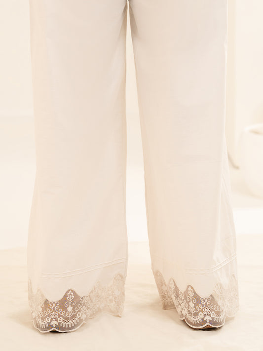 White Dyed Trousers - AL-T-805