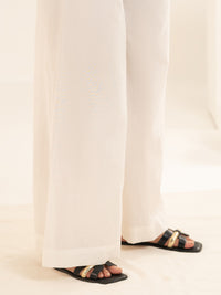 White Lawn Trousers - AL-T-815