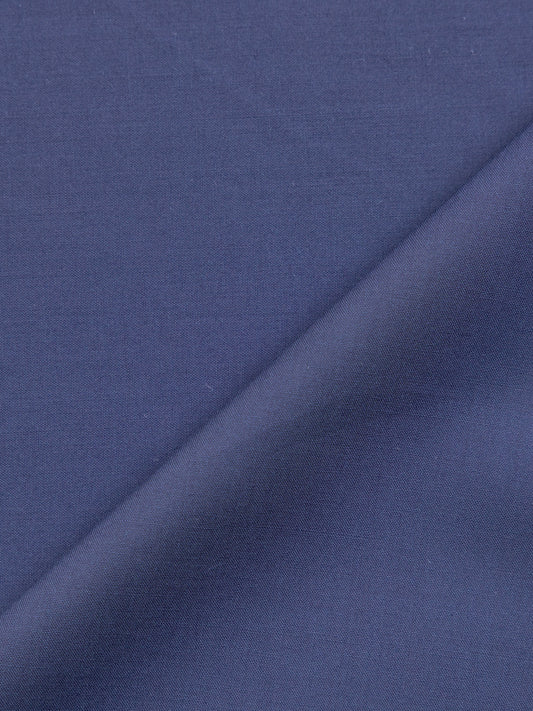 Navy Blue Blended Unstitched Fabric - AL-UN-JHR-15143